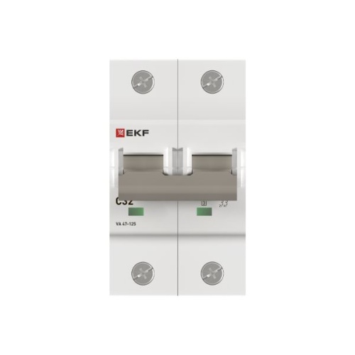 Автоматический выключатель ВА 47-125 2P 32А (C) 15кА PROXIMA EKF | код mcb47125-2-32C | EKF фото 4