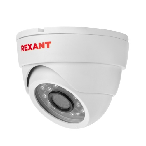 Купольная камера REXANT AHD 2.0 Мп Full HD 1920x1080 (1080P), объектив 2.8 мм, ИК до 30 м | код 45-0138 | REXANT
