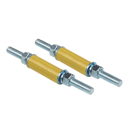 Втулочный изолятор Д=50 мм со шпилькой и крепежом (2 шт) PROxima | код BSS50FA | EKF Втулочный изолятор Д=50 мм со шпилькой и крепежом (2 шт) PROxima | код BSS50FA | EKF