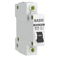 Выключатель нагрузки 1P 25А ВН-29 Basic | код SL29-1-25-bas | EKF