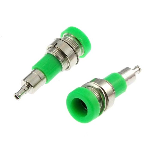 Гнездо RUICHI Z010 4 мм panel jack зелёный, на панель под пайку | код 106881 | Ruichi