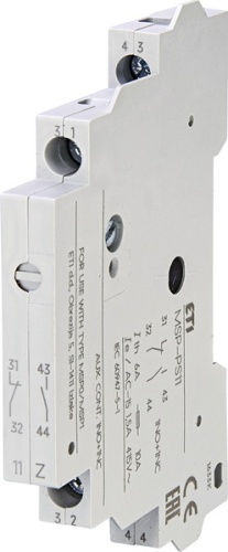 Блок контактов MSP-PS11 (1НО+1НЗ, 3А 230V) | код 004646631 | ETI