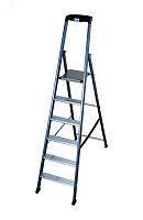 Стремянка анодированная SEPRO 6 ступеней | код 124203 | KRAUSE