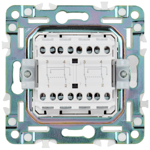 SKANDY Выключ. 2-кл. перекр. 10А SK-V06M мятн. IEK | код SK-V23-0-10-K06 | IEK фото 5