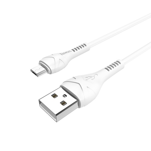 Кабель USB 2.0 hoco X37, AM/MicroBm, белый, 1м | код 6931474710505 | Hoco