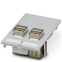 Передняя панель VS-SI-FP-2RJ45-5-MOD-BU/BU | код 1657766 | PHOENIX CONTACT