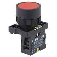 Кнопка управления NP2-EA42 без подсветки красная 1НЗ IP40 (R)(CHINT) | код 574089 | CHINT