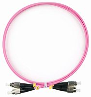 Cabeus FOP-50-OM4-FC-FC-15m Шнур оптический duplex FC-FC 50/125 mm OM4 15м LSZH | код 9087c | Cabeus