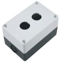 Корпус КП102 пластиковый 2 кнопки белый HLT | код 085-11-003 | HLT