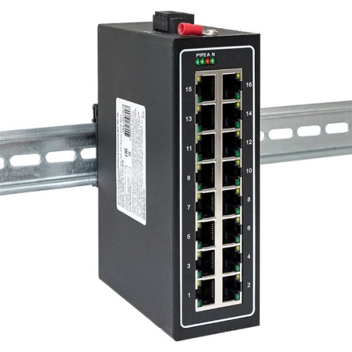 Промышленный неуправляемый коммутатор EKF TSX-100 16 портов 10/100 Мбит/с | код TSX-100-UN-16 | EKF фото 3