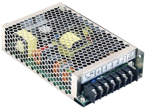 Источник питания AC-DC, 100Вт, ККМ, вход 85…264V AC, 47…63Гц /120…370В DC, выход 36В/2.9A, рег. вых 34.2…39.6В, дист. вкл/выкл, изоляция 3000В AC, в кожухе 159х97х38мм, -40…+60С | код HRP-100-36 | MeanWell