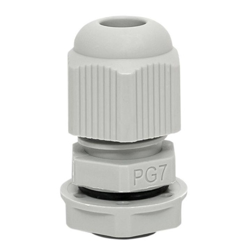 Сальник PG7 IP54 отв. d13мм провод d3-6.5мм (уп.4шт) PROxima | код plc-pg-7-4-r | EKF