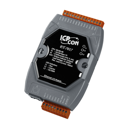 ET-7017 CR Ethernet I/O Module with 8-ch AI, 4-ch DO (RoHS) | код 00-06018184 | ICP DAS