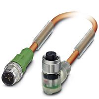 Кабель для датчика / исполнительного элемента SAC-5P-M12MS/ 0,6-PUR/M12FR3LV | код 1693937 | PHOENIX CONTACT