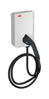 Зарядное устройство Terra AC W7-G5-R-0, вход 100..240VAC, с кабелем Тип2, 7.4kW, RFID, 1xEthernet, IP54 | код 6AGC082155 | ABB