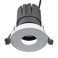 Светильник встраиваемый поворотный REXANT Horeca Dark Light с антиослепляющим эффектом 12 Вт 4000 К Ring LED WHITE | код 615-1005 | REXANT