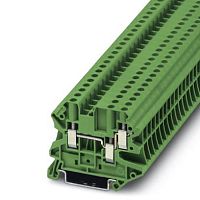 Проходные клеммы UT 4-TWIN GN | код 3044367 | PHOENIX CONTACT