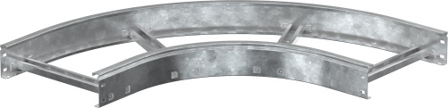 Поворот лестничный LESTA 90град 100х200мм R300 HDZ | код CPG04-4-90-100-200-HDZ | IEK