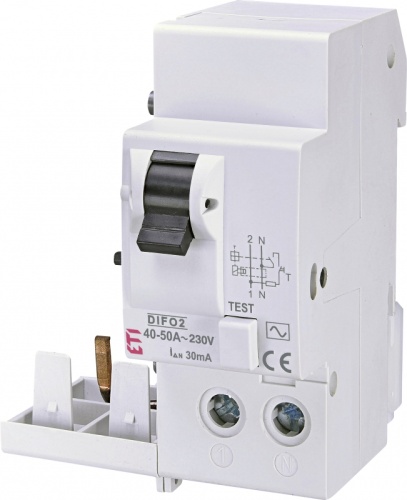 Блок диф. реле DIFO 2 SD 40-50/0,03 тип AC | код 002058206 | ETI