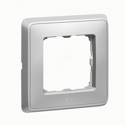 CARIVA Рамка 1 пост алюминий | код 773671 | Legrand