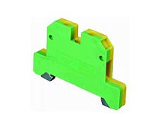 Колодка клеммная JXB-10PEN 10мм2 (JXB-земля) HLT | код 081-23-04| HLT