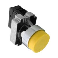 Кнопка управления NP2-BL55 без подсветки, желтая, 1НО +1НЗ IP40 (R)(CHINT) | код 576040 | CHINT