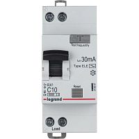 Выключатель автоматический дифференциальный RX3 1п+N 10А C 30мА тип AC | код. 419397 | Legrand 