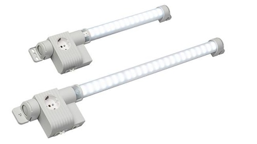 Светильник светодиодный LED 122 Varioline 700 мм, с розеткой 16А, с датчиком движения, магнитное крепление AC 220 - 240 V, 50/60 Hz, 1.730 Lm | код 12210.0-30 | STEGO
