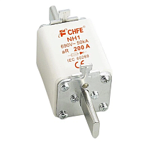Вставка плавкая NH1, 250A, AC690V/500VDC, 50kA, тип aR | код NH1-250AR | CHFE