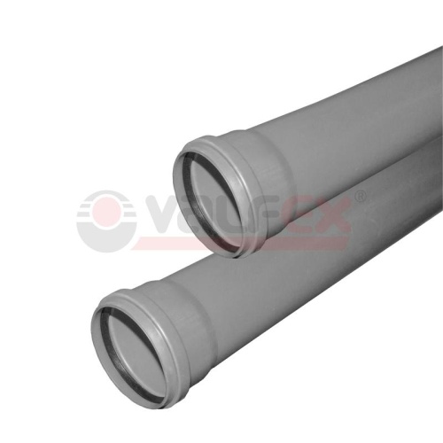 Труба OPTIMA ф50 с раструбом L=0.5м (80) | код 220500050 | VALFEX