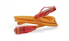 Патч-корд U/UTP Cat.5е LSZH 0.5 м оранжевый, Hyperline PC-LPM-UTP-RJ45-RJ45-C5e-0.5M-LSZH-OR | код 30855 | Hyperline