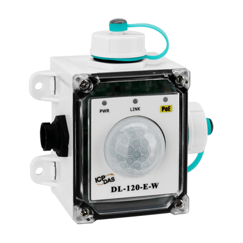 DL-120-E-W CR Remote Illuminance Data Logger Module with Ethernet/RS-485 Interface and PoE (White Cover) (RoHS) | код 00-06130441 | ICP DAS