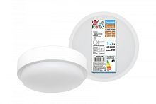 Светодиодный светильник LED ДПП 3901 12Вт 6500К IP65 белый круг 155*62 мм Народный | код SQ0366-0140 | TDM НАРОДНЫЙ