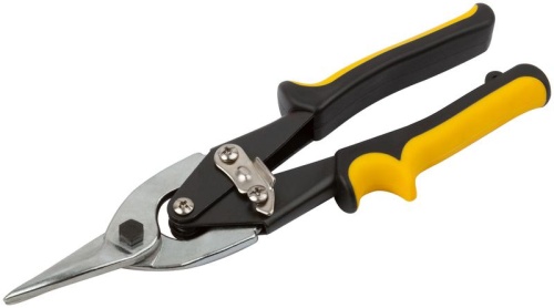 Ножницы по металлу ''Aviation'' усиленные, прорезиненные ручки, прямые 250 мм | код 41470 | FIT фото 2