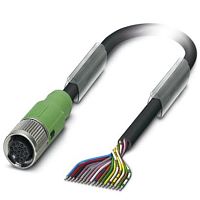 Кабель для датчика / исполнительного элемента SAC-17P- 5,0-PUR/FS SCO | код 1430792 | PHOENIX CONTACT