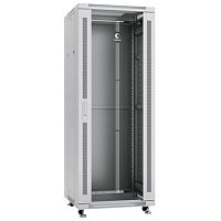 Cabeus SH-05C-32U60/60 Шкаф монтажный телекоммуникационный 19 напольный для распределительного и серверного оборудования 32U 600x600x1610mm (ШхГхВ) передняя стеклянная и задняя сплошная металлическая двери, ручка с замком, цвет серый (RAL 7035) Код товара