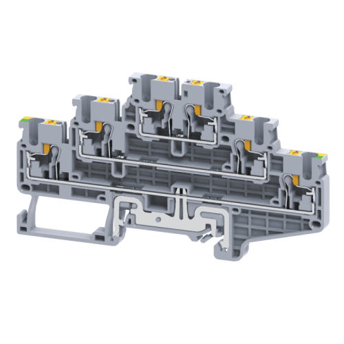 Клемма 3х-ярусная push-in OptiClip CP3LG-2,5-3L-PE-I-(0,2-2,5)-PEN | код 331868 | КЭАЗ