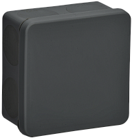 Коробка расп. КМ42435 о/п 80х80х40мм IP67 8 вв. черная IEK | код UKO21-080-080-040-K02-66 | IEK