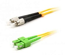Патч-корд оптический LANMASTER, LSZH, дуплексный, SC/APC-FC/APC, SM OS2, 7.0 м | код LAN-2SC-2FC/SA-7.0 | LANMASTER
