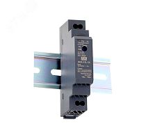 Преобразователь DC-DC, 15Вт, вход 9-36 В DC, выход 12В,1.25А, в кожухе на DIN-рейку | код DDR-15G-12 | Mean Well