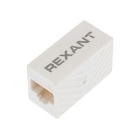 Проходной адаптер, RJ-45(8P-8C), UTP неэкранированный, категория 6, (гнездо-гнездо), REXANT | код 03-0108 | REXANT