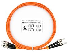 Cabeus FOP-62-FC-ST-20m Шнур оптический duplex FC-ST 62,5/125 mm 20м LSZH | код 8410c | Cabeus
