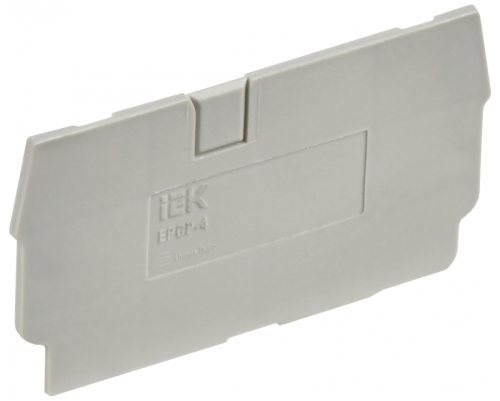 Заглушка для CP 4мм2 серая IEK | код YCT20-00-K03-004-ZGL | IEK