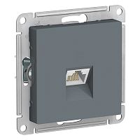 ATLASDESIGN РОЗЕТКА компьютерная RJ45, кат. 6A, механизм, ГРИФЕЛЬ | код ATN000786 | SCHNEIDER ELECTRIC