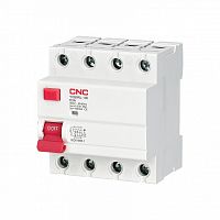 УЗО YCB9RL-100 50А 3P+N 10кА 30мА Type S AC (электромеханич.) | код A033719 | CNC