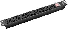 Блок распределения питания NTSS NTSS-PDU-DA2040 гор.размещ. 12xC13 базовые 16A клеммная колодка | код 2015459 | NTSS