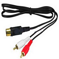 Аудио-видео шнур RUICHI DIN 5 Pin - 2 RCA, 1,5 м | код 113660 | Ruichi