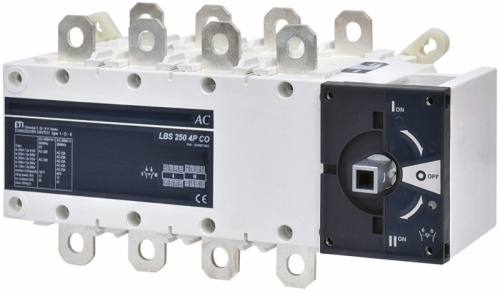 Переключатель нагрузки LBS CO 4P 250 (1-0-2, 250А) | код 004661562 | ETI
