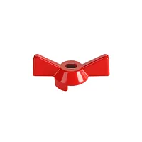 Ручка-бабочка для крана, 1/2"-3/4" красная | код. VT.220.R.04 | VALTEC