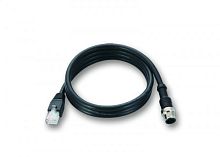 Кабель CBL-M12DMM4PM12DMM4P-BK-100-IP67 1-Meter M12-to-M12 Cat-5E STP Ethernet cable with waterproof 4-pin D-coded M12 connector | код 00-06078133 | MOXA